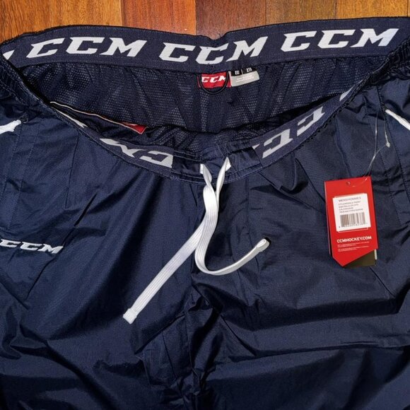 Men's 2XL ~ True Navy Blue CCM TEAM Hockey Active/Warm-Up Pants PN5591 ~ NWT! - Picture 3 of 4